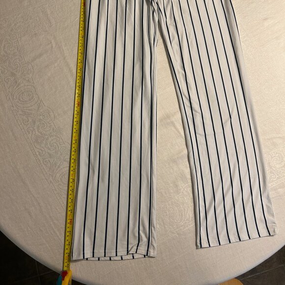 Concepts White New York Yankees Vigor Pinstripe Sleep Pant - Picture 2 of 12